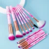 15pcs Marble Pattern Makeup Brush Set 8877