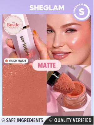 COLOR BLOOM LIQUID BLUSH MATTE FINISH-HUSH HUSH