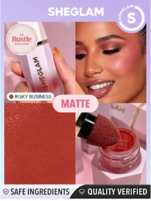 COLOR BLOOM LIQUID BLUSH MATTE FINISH-RISKY BUSINESS