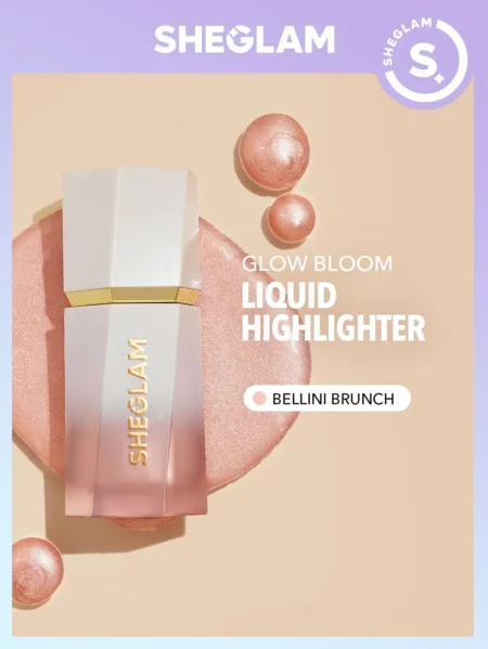 SHEGLAM Glow Bloom Liquid Highlighter-Bellini Brunch